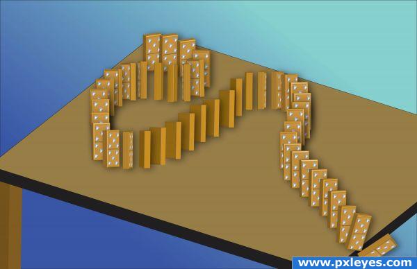 Creation of Dominoes: Final Result